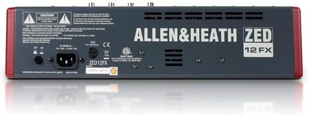Allen & Heath ZED-12FX オーディオミキサー Allen & Heath アナログミキサー ZED12FX【福山楽器センター】