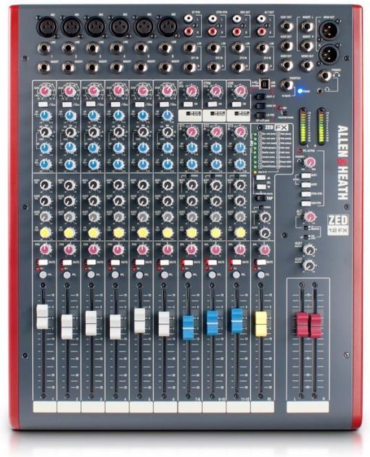 Allen & Heath ZED12FX 中古動作品 ALLEN & HEATH ZED12FX mikser - Miksery muzyczne analogowe