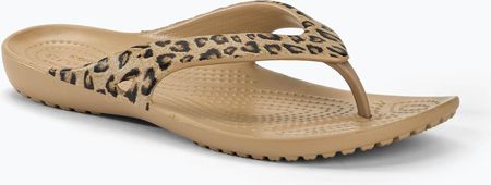 Crocs Japonki Damskie Kadee Ii Leopard Leopard/Gold