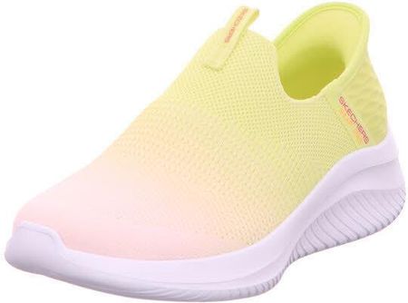 Skechers SLIP-INS damskie wsuwane trampki / wsuwane buty BEAUTY BLEND żółty tekstylny rozmiar: 40