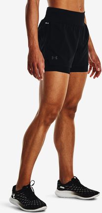 Spodenki damskie Under Armour  RUN STAMINA 2IN1 SHORT-BLK L