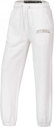 Spodnie dresowe damskie Pit Bull Oversize Tyrian '24 - Off White S (34)