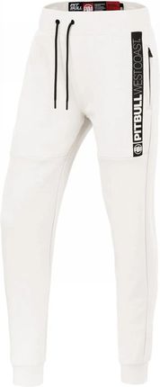 Spodnie dresowe damskie Pit Bull 300 Interlock Chelsea '24 - Off White XS (32)