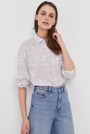 LEE LS RESORT SHIRT DAMSKA KOSZULA MATERIAŁOWA LILAC HUNT L49VZGQC