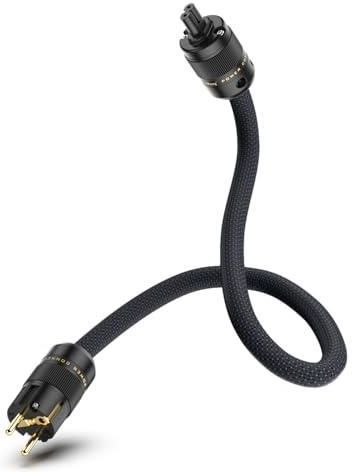 Tertullus HiFi - Cavo di alimentazione High End C7, cavo di alimentazione HiFi audio, con spina Schuko e spina per dispositivi freddi (P104-c7, 2 m