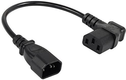 Cavo Alimentazione CERRXIAN C13 A Pigtail – 1,2 Mt (3,93 Ft), 18 AWG, 3x0,75 Mm², 250V 10A, Per Fai Da Te E Riparazioni