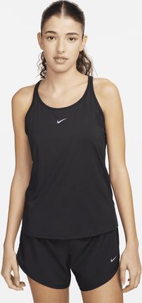 Damska koszulka bez rękawów wzmocniona paseczkami Dri-FIT Nike One Classic - Czerń