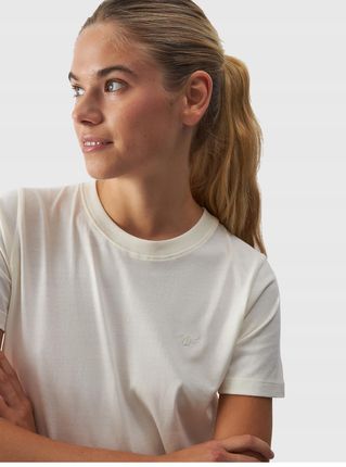 T-shirt Damski 4F L Koszulka Gładka Basic TTSHF1650 AW24 - zdjęcie 3
