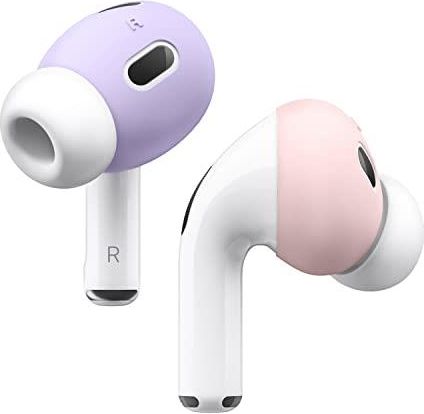 Elago [Pasuje Do Etui] Airpods Pro 2 Etui Z Końcówkami Dousznymi Zaprojektowane Dla Apple Airpods Pro 2 (2 Pary 2 Kolorów) [Zarejestrowany Patent Usa]