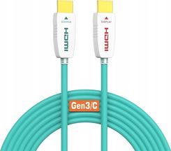 Ruipro Kabel Światłowodowy Hdmi 8K 15 M Hdmi 2.1 48 Gbps 8 K@60 Hz 4 K@120 Hz Dynamiczny Hdr/Earc/Hdcp 2.2 / 3D Slim Elastyczny Do Hdtv/Projektora/Kin