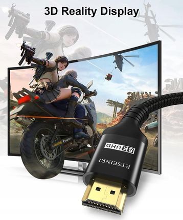 CSL - Cavo HDMI 8k 2.1 5 m - 8K @ 120Hz 4K @ 240Hz con DSC - HDMI 2.1 2.0 CSL - Cavo HDMI 8k 2.1 5 m - 8K @ 120Hz 4K @ 240Hz con DSC - HDMI 2.1 2.0