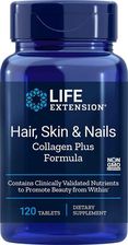 Life Extension Włosy Skóra I Paznokcie Formuła Collagen Plus Eu 120tabl.
