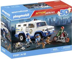 Zdjęcie Playmobil 71597 Act!On Heroes Ciężarówka Do Transportu Gotówki - Kraków