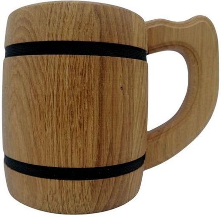 Vilcy Kufel Drewniany Do Piwa I Grzańca Dębowy Kubek Z Uchem 10119750368