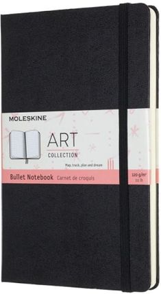 Moleskine Notes L 13X21Cm Art Bullet W Kropki Twarda Oprawa 160 Stron Czarny