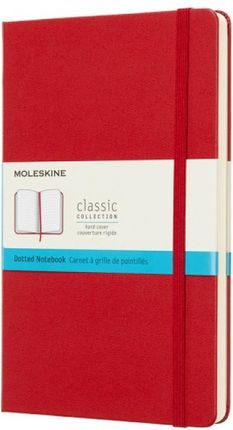 Moleskine Notes Classic L 13X21 Cm W Kropki Twarda Oprawa Scarlet Red 240 Stron Czerwony