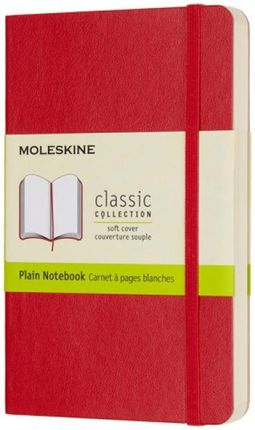 Moleskine Notes Classic P 9X14Cm Gładki Miękka Oprawa 192 Strony Czerwony