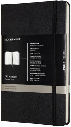 Moleskine Notes Professional L 13X21 Cm Twarda Oprawa 240 Stron Czarny