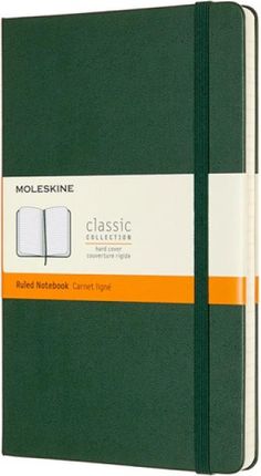 Moleskine Notes Classic L 13X21Cm W Linie Twarda Oprawa Myrtle Green 240 Stron Zielony