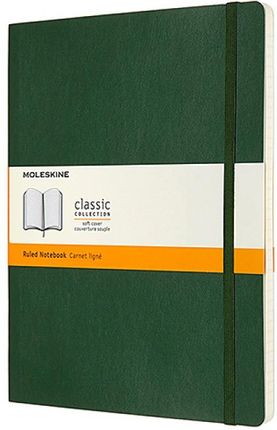 Moleskine Notes Classic Xl 19X25Cm W Linie Miękka Oprawa Myrtle Green 192 Strony Zielony