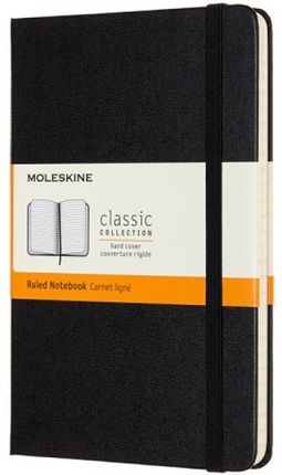 Moleskine Notes Classic M 11,5X18 Cm W Linie Twarda Oprawa 208 Stron Czarny