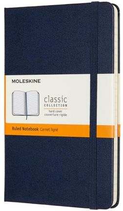 Moleskine Notes Classic M 11,5X18 Cm W Linie Twarda Oprawa Sapphire Blue 208 Stron Niebieski