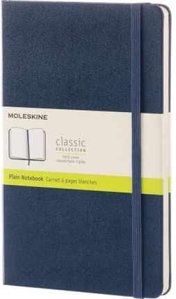 Moleskine Notes Classic L 13X21Cm Gładki Twarda Oprawa Sapphire Blue 240 Stron Niebieski