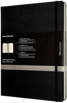 Moleskine Notes Pro Project Planner Xl 19X25 Cm Twarda Oprawa Czarny