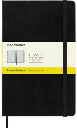 Moleskine Notes Classic L 13X21Cm W Kratkę Twarda Oprawa 240 Stron Czarny