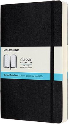 Moleskine Notes Classic L 13X21Cm W Kropki Miękka Oprawa 400 Stron Czarny