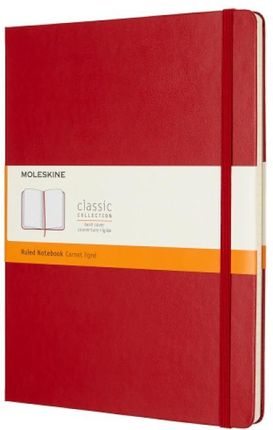 Moleskine Notes Classic Xl 19X25 Cm W Linie Twarda Oprawa 192 Strony Czerwony