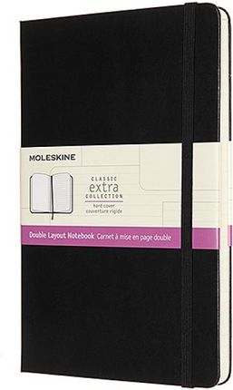 Moleskine Notes L 13X21Cm Linie-Gładki Twarda Oprawa 240 Stron Czarny