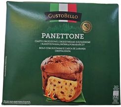 Zdjęcie Gustobello Panettone Ciasto Drożdżowe Z Rodzynkami I Skórką Pomarańczy 750g - Olkusz
