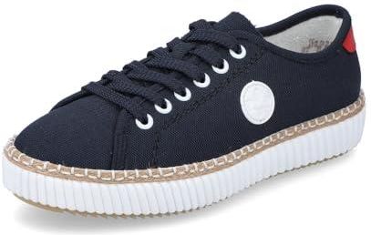 Rieker Damskie buty typu sneakers M2926, damskie półbuty, luźna wkładka, niebieski 14, 39 eu