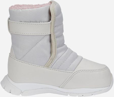 Puma Zimowe kozaki dziewczęce ocieplane Nieve Boot WTR AC Inf Nimbus 38074608 Szare