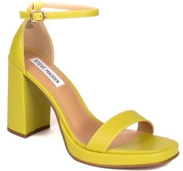 Steve Madden, Sandały czółenka DREAM-ON Moda (Obcas 10 cm), Wapno, 39 EU