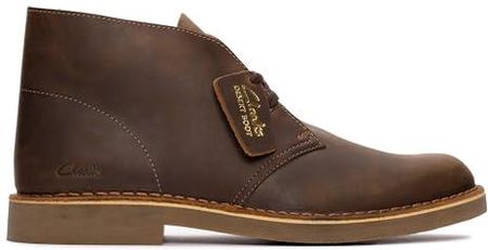 Clarks Desert Boot Evo skórzane buty, Brązowy, 43 EU