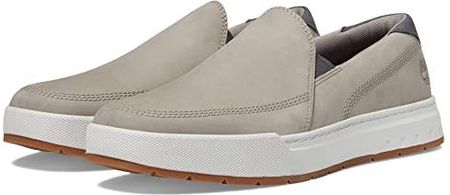 Timberland Maple Grove Leather Slip On, 44.5 EU Męski, Nubuk Średni Szary, Nubuk Szary Średni, 44.5 EU