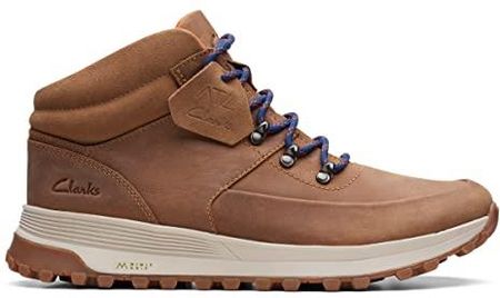 Clarks Sneakersy ATL Trek Mid, skóra zamszowa, brązowe, męskie EU 7/41, brązowy, 41 EU