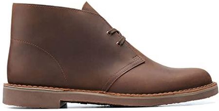 Clarks Męskie buty Desert Boot Bushacre 3 Chukka, Dark Brown Lea, 47 EU