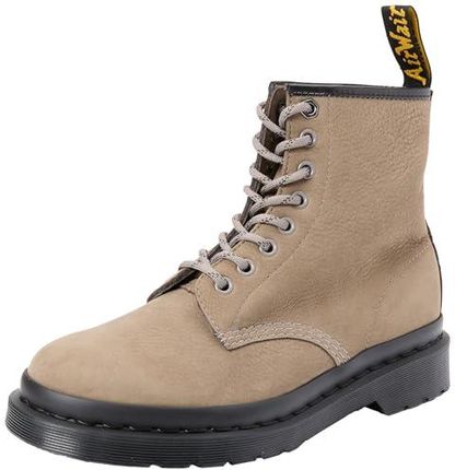 Dr. Martens 8 Eye Boot, Płazy Unisex-Dorosły, Nikiel Grey Milled Nubuck WP, 37 EU, Nickel Grey Milled Nubuk Wp, 37 EU