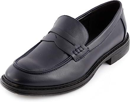 Toocool Męskie mokasyny Oxford Polskie Buty Męskie Eleganckie College IE2208, niebieski, 44 EU