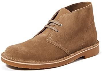 Clarks Męskie buty Desert Boot Bushacre 3 Chukka, Sand Suede, 48 EU