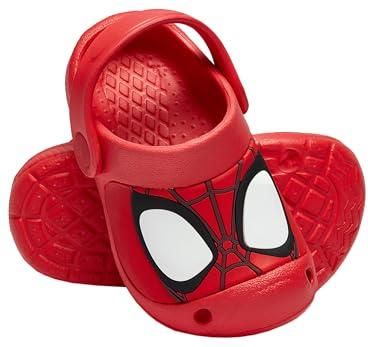 Buty Marvel Spider-Man | Chodaki Spidey dla Chłopców | Chodaki i Muły dla Chłopców | Letnie Sandały |Czerwony 30