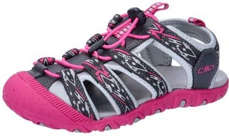 CMP Kids Sahiph Hiking Sandal, Sportowe Unisex-Dzieci i Chłopcy, Szary Fuxia, 35 EU