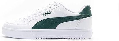 PUMA Caven 2.0 Jr, Trampki Unisex dla dzieci, Puma Biały Malachite, 38.5 EU