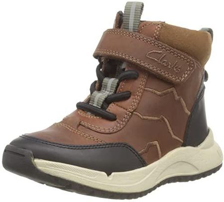 Clarks Cub Seek K Rain Boot chłopięcy, Tan, 25 EU