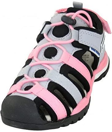 Geox Dziewczęce sandały J Borealis Girl, grey black, 30 EU