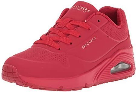 Skechers UNO Stand On Air Sneaker dziewczęce buty sportowe, czerwony, 34 EU