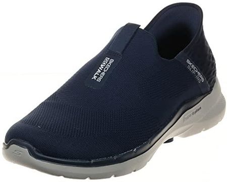 Skechers Męskie buty sportowe 216278 NVY, Granatowy materiał granatowy syntetyczny granatowy wykończenie, 44 EU